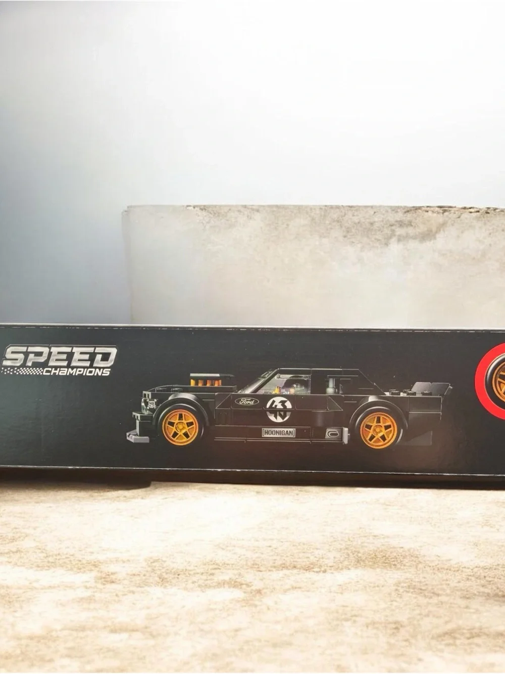 Ford Black and Gold Speed Champions Hoonigan Race Car Building Set